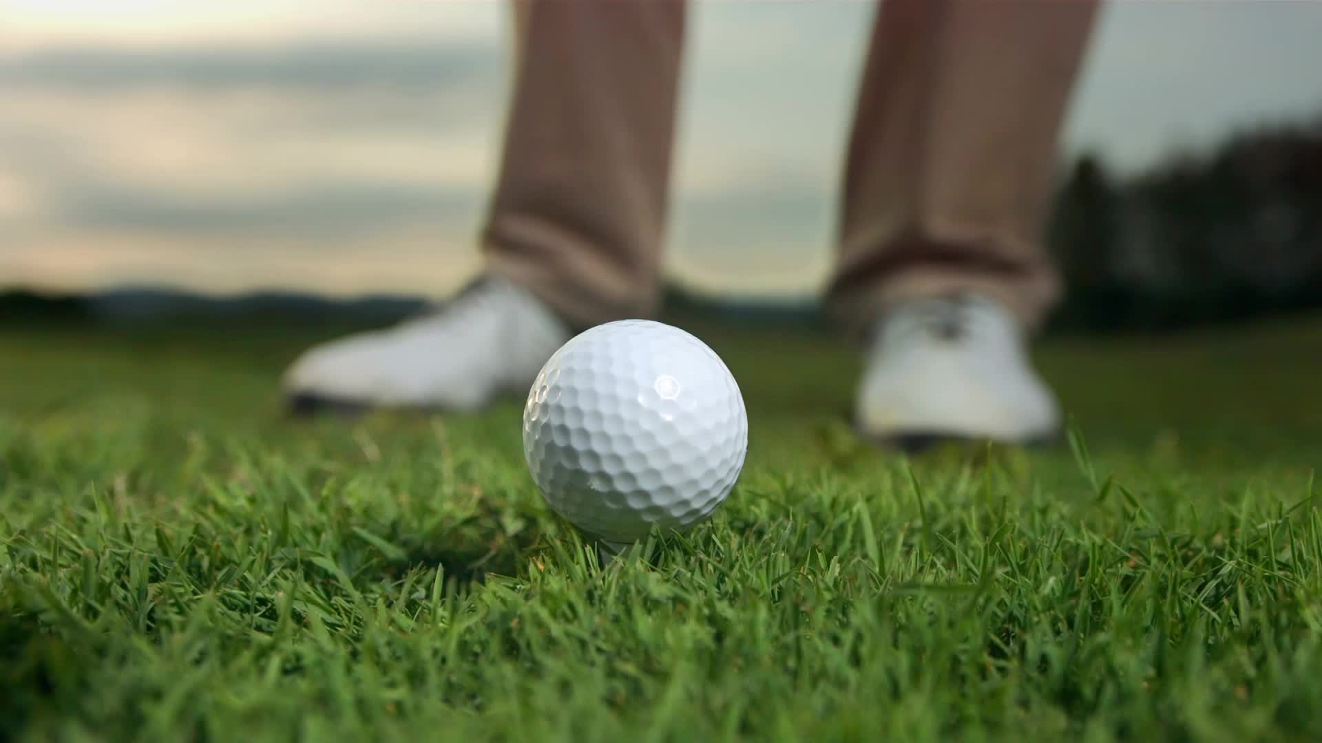 Golf coaching session